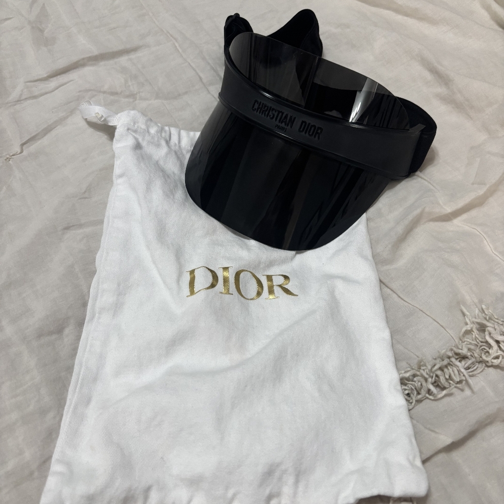 Christian Dior Black Sunglasses Visor - Picture 2 of 8